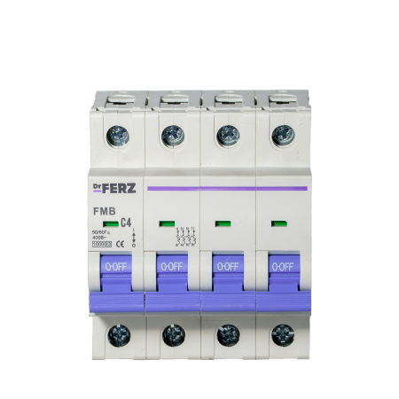 FMB-C 10kA 4P 04 х-ка C Автоматический выключатель